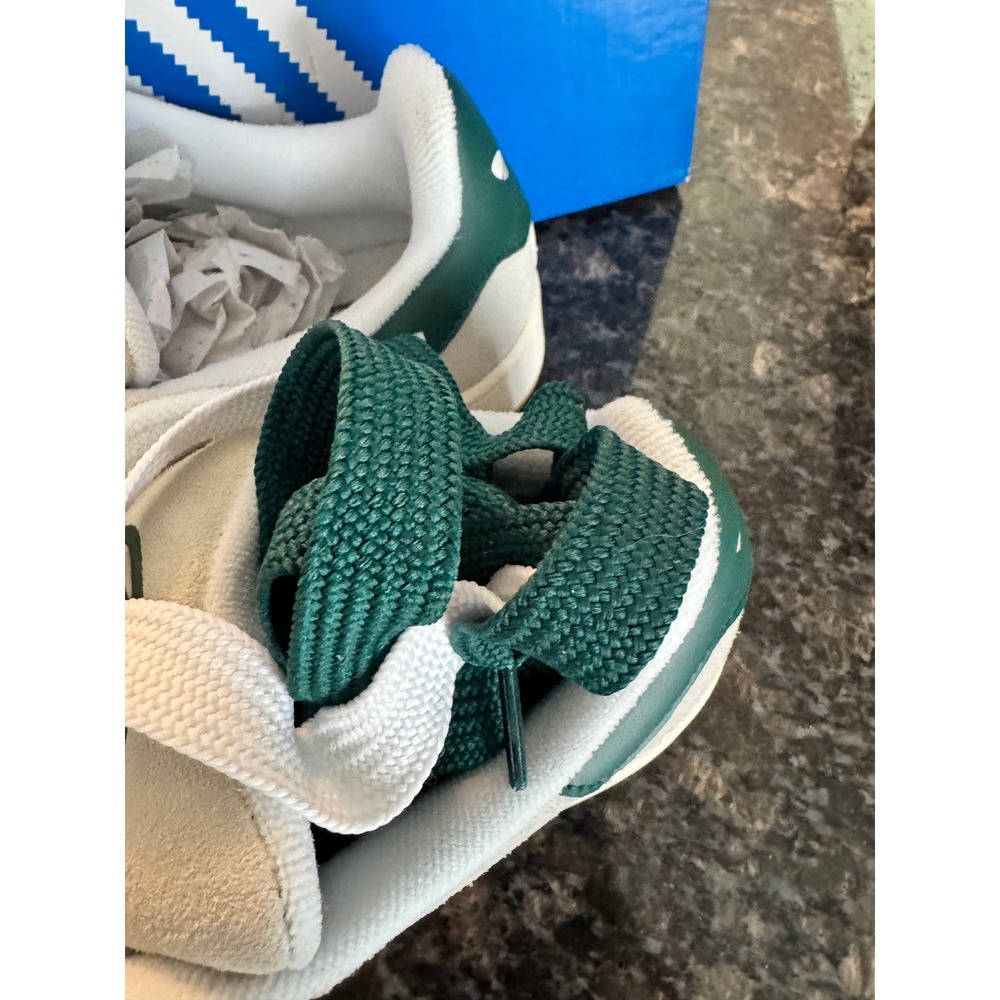 Adidas Campus 00s W Crystal White Collegiate Green JQ7784 Womens 8.5 Sneakers - Picture 5 of 9